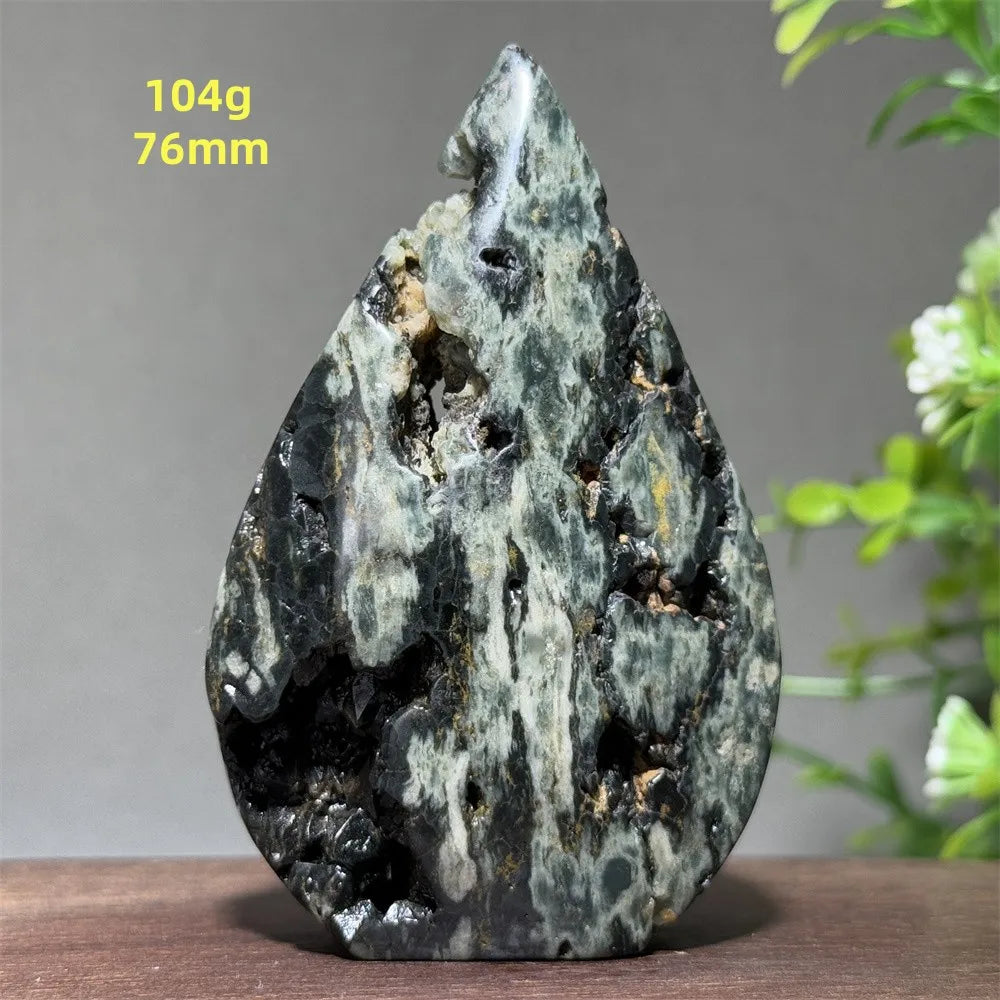 Natural Ancient Ocean Jasper Crystalline Cluster Free Form Torch Mineral Rock Spirit Energy Witchcraft Healing Home Decor Gift