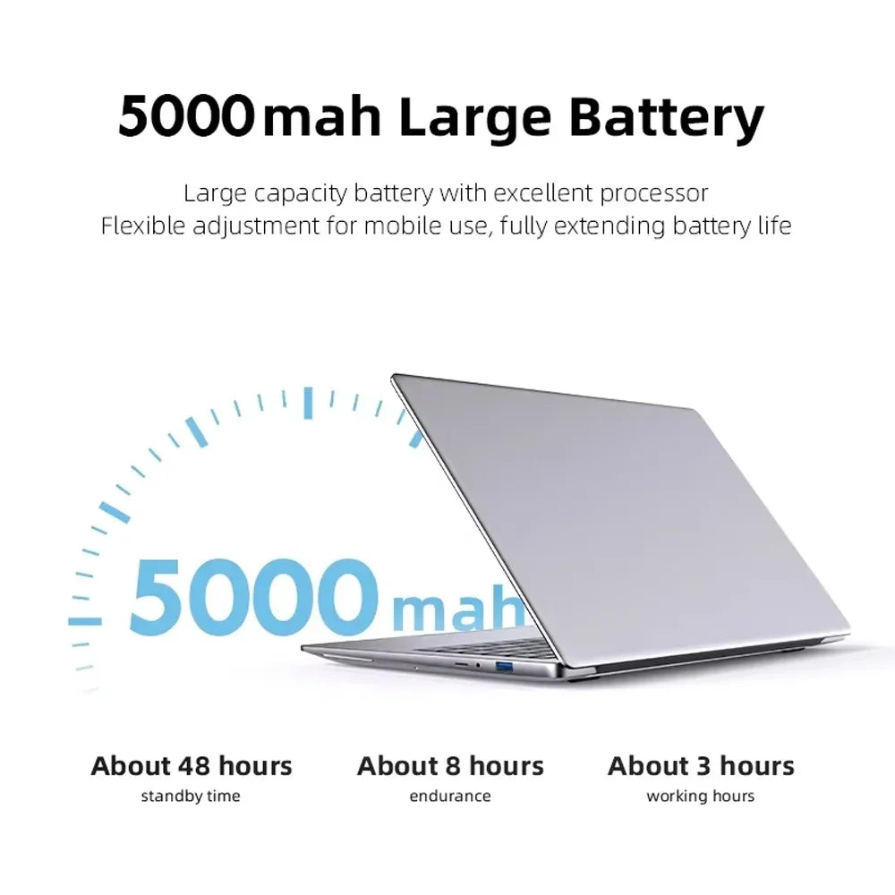 2026 Powerful 14.1 Inch FHD Gaming Laptop Windows 11 1920*1080 Display Intel Notebook PC DDR4 16GB 32GB 2TB SSD