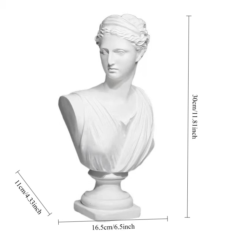 Greek Mythological Character Apollo Diana Statue Resin Classic David Sketches Plaster Home Decor Living Room Creative Ornament