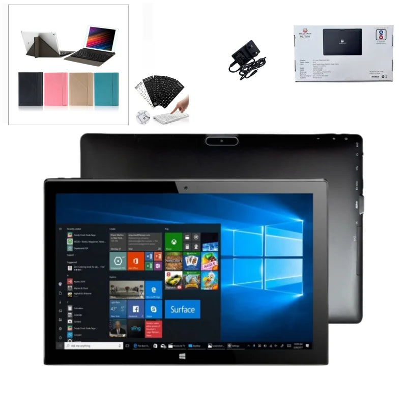 10.1" Windows 10 Pro Tablet PC Intel Celeron N4000 64bit Quad Core Dual Camear 4GB DDR 32GB ROM 1280 x 800 IPS HD-MI Port