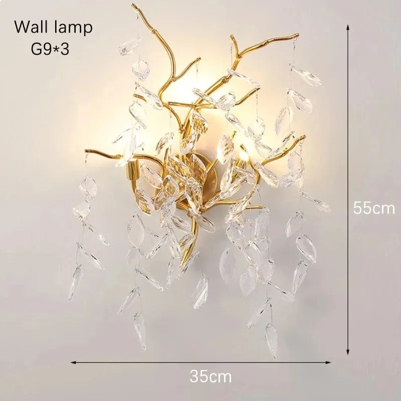 Modern Luxury Home Decor Crystal Chandelier For Kitchen Island Dining Tables Living Rooms Pendant Lamps Indoor Lighting Fixture