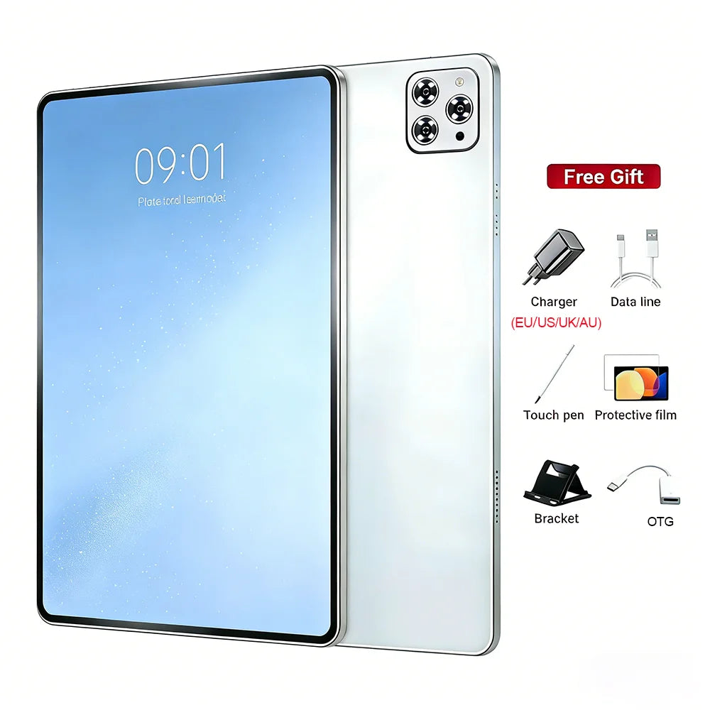 2026 Original 12inch IPad Air Pro 5G Tablet PC Snapdragon 8Gen3 Android 16 22GB 2TB 5G Dual SIM 20000mAh GPS WIFI Network Tablet