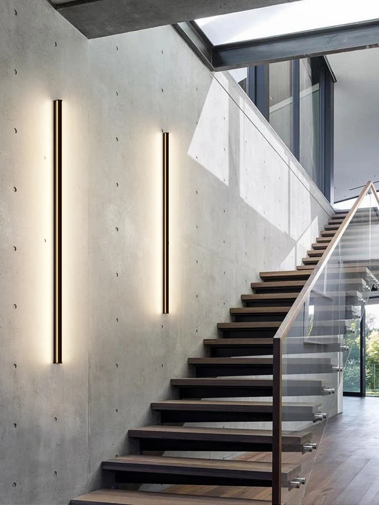 wall lamps waterproof yard fence balcony light garden light outdoor light gate led strip light home decor