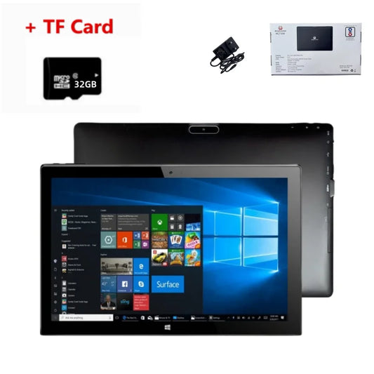 10.1" Windows 10 Pro Tablet PC Intel Celeron N4000 64bit Quad Core Dual Camear 4GB DDR 32GB ROM 1280 x 800 IPS HD-MI Port