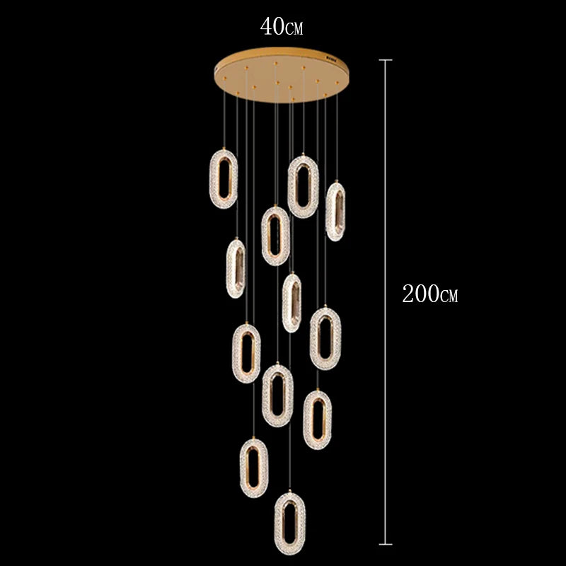 Modern home decor ring led lights pendant light lamps for living room Chandeliers for dining room hanging light indoor lighting