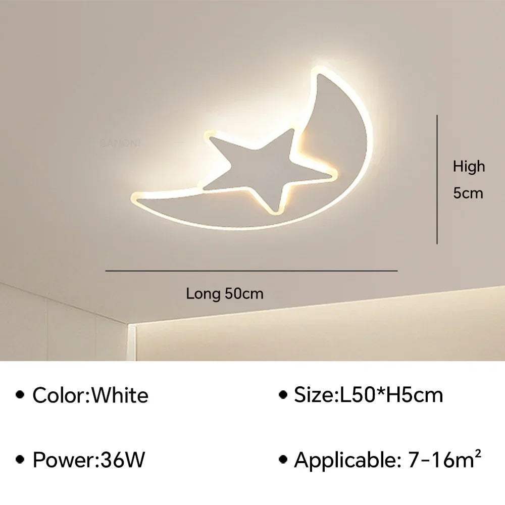 Modern LED Ceiling Lamp For Living Dining Bedroom Loft Children's Room Chandelier Kid's Light Indoor Home Decor Lighting Fixture