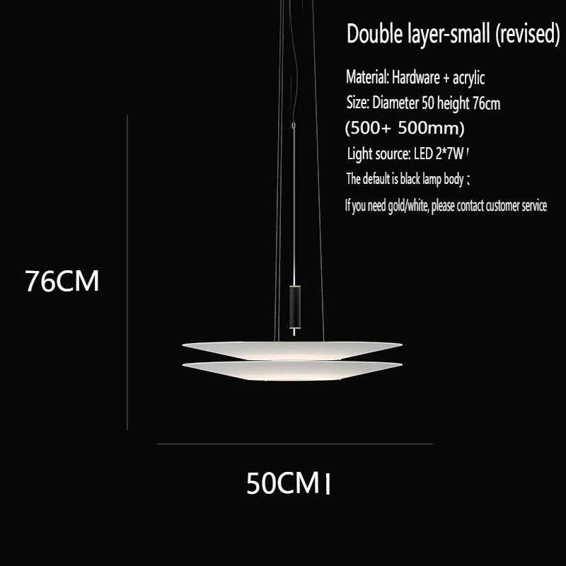 Nordic Flying Saucer LED Chandelier Personality Home Decor Hanging Lamp Dining Table Bar Living Room Artistic UFO Pendant Lamp