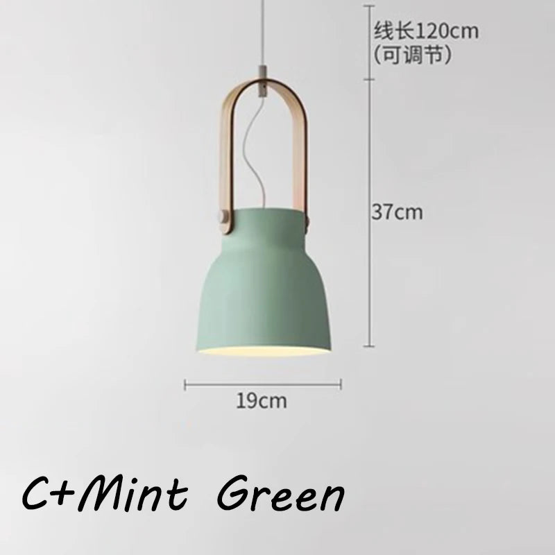 Modern Iron Macaron Pendant Lights Nordic loft Restaurant Bar Pendant Lamp Home Decor Kitchen Fixtures Hanging Lights Luminaires