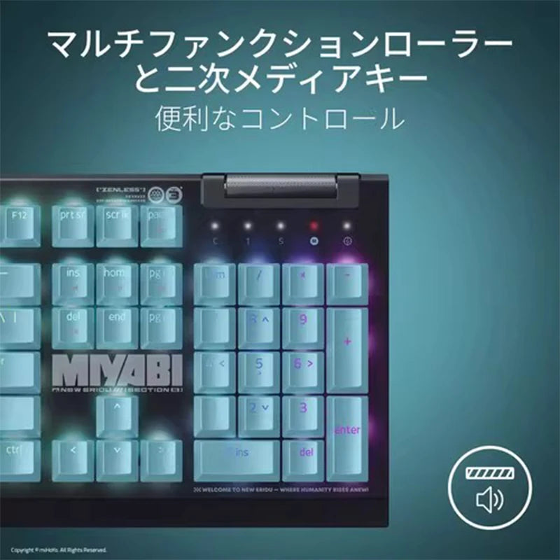 Razer ZZZ x Miyabi Hoshimi Co-branded Mouse, Keyboard and Mouse Pad Limited Edition Cobra Wired Black Widow V4X
