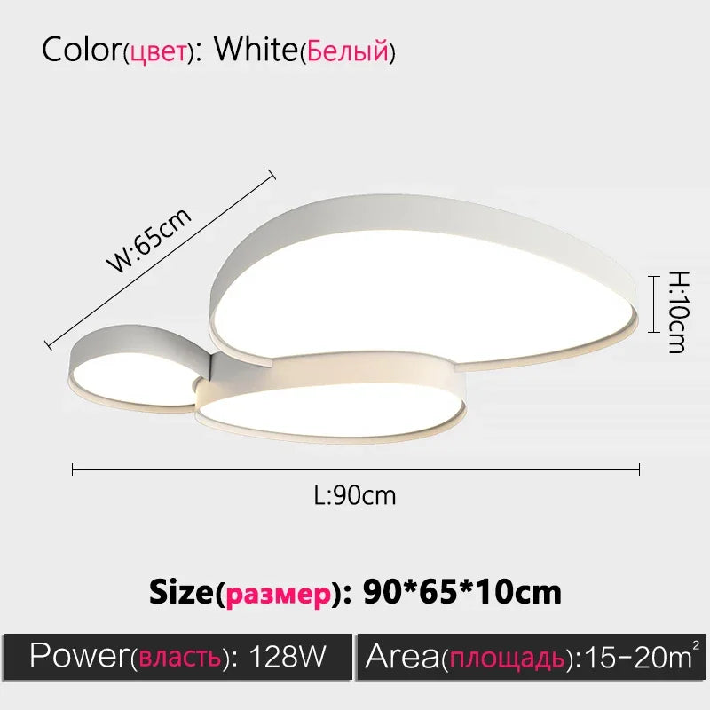 Modern Minimalist Creative LED Ceiling Chandelier Lamps Design Art Suspension Pendant Light Home Decor Items Living Room Bedroom