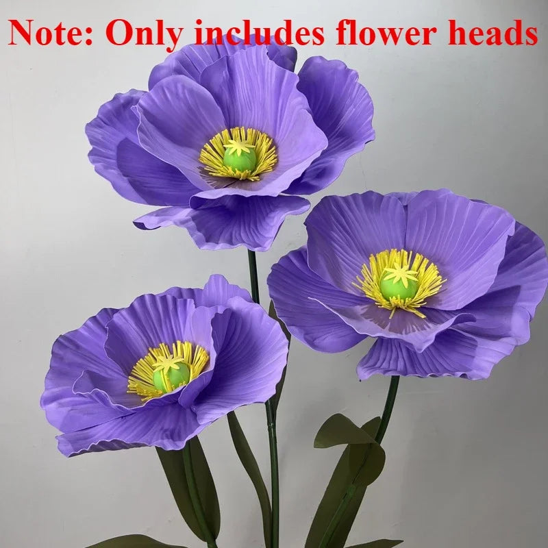 3PCS Large Paper Flowers Giant Artificial Flower Wedding Decoration Customized Artificial Flower Window Display Party Home Decor