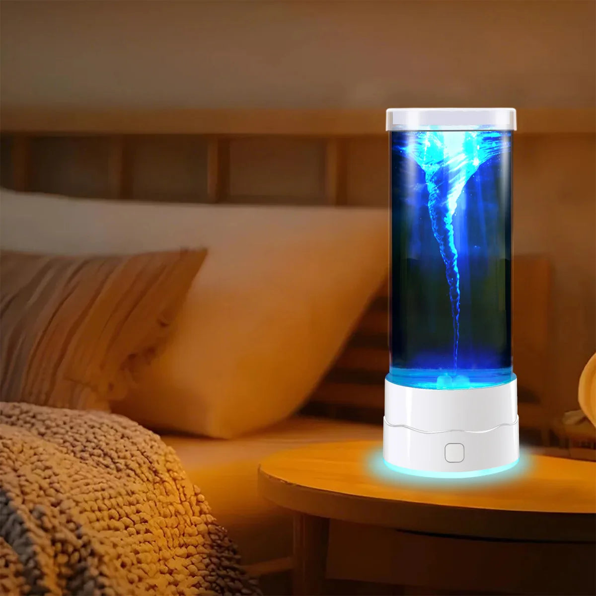 LED Tornado Night Light USB Multi-Colour Changing Atmosphere Lamp Creative Home Decor Lamp Children's Birthday & Christmas Gift