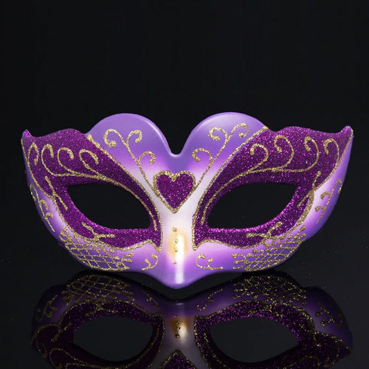 1pc Multiple-colors Children’s Masquerade Masks Mardi Gras Carnival Mask Half-face Mask for Party Dance Girls Kids & Home Decor