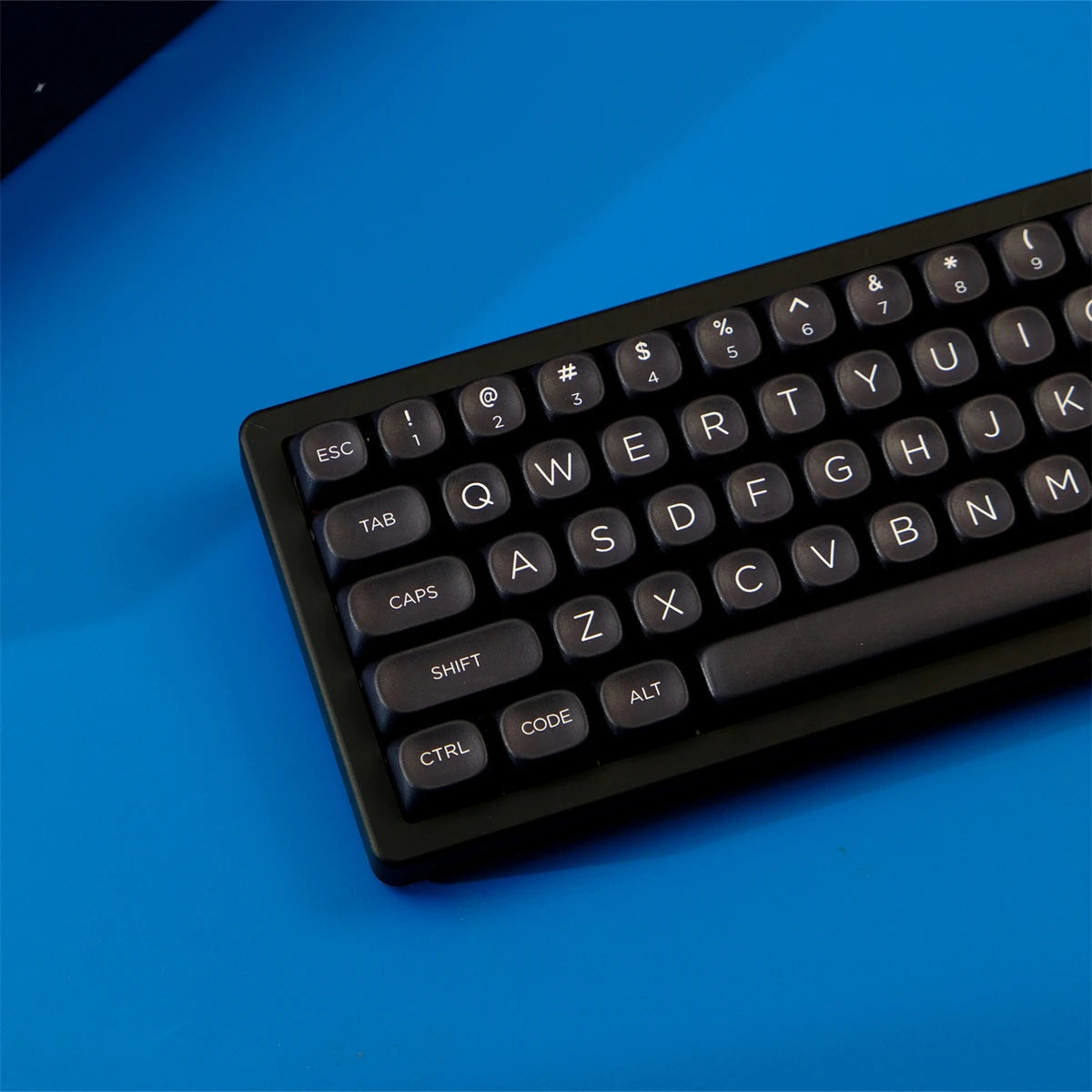 125 Keys WOB GMK Keycaps Minimalist Black MOA Custom Key Caps Set for Mx Cherry Switch DIY ISO Layout GMK Mechanical Keyboard