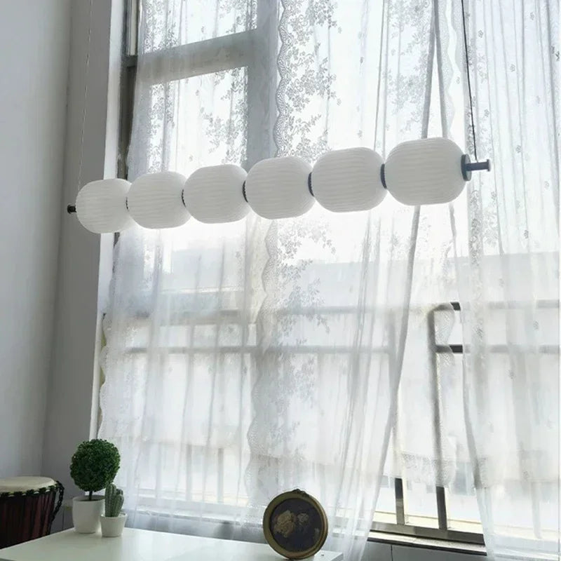 Nordic LED Minimalist Pendant Lights For Living Room Food Tables Kitchen Chandelier Home Decor Hanging Light White Fixture