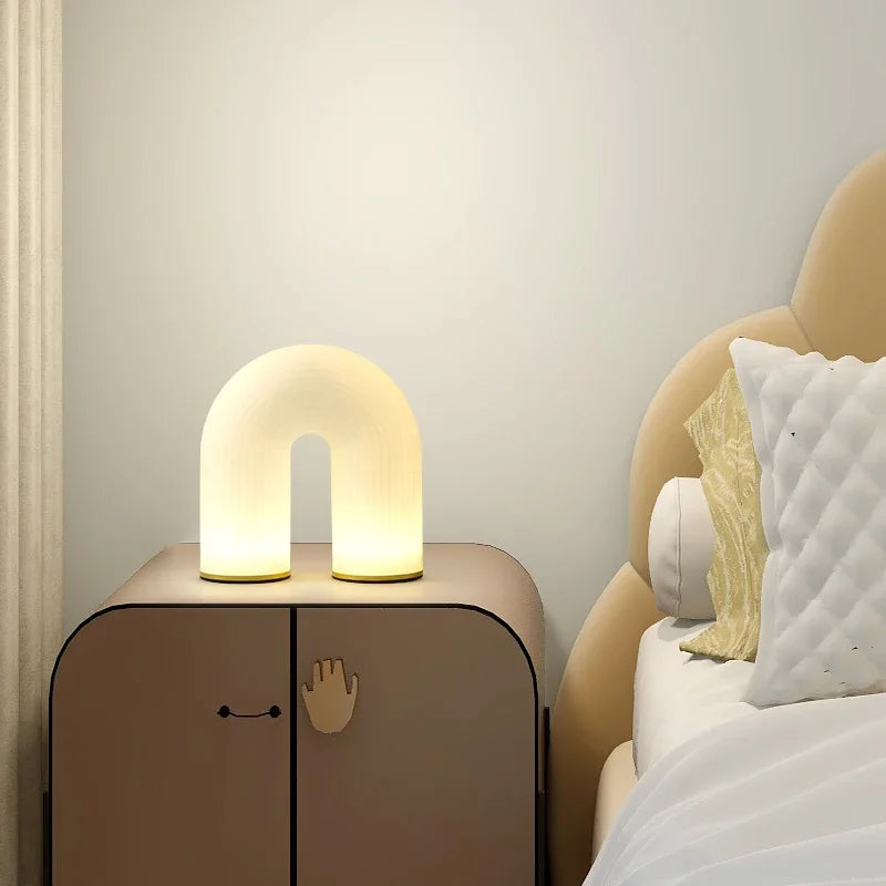 Creative New U-shaped Acrylic LED Pendant Lamp Living Room Restaurant Kitchen Bedroom Hotel Chandelier Home Decor Metal Lighting