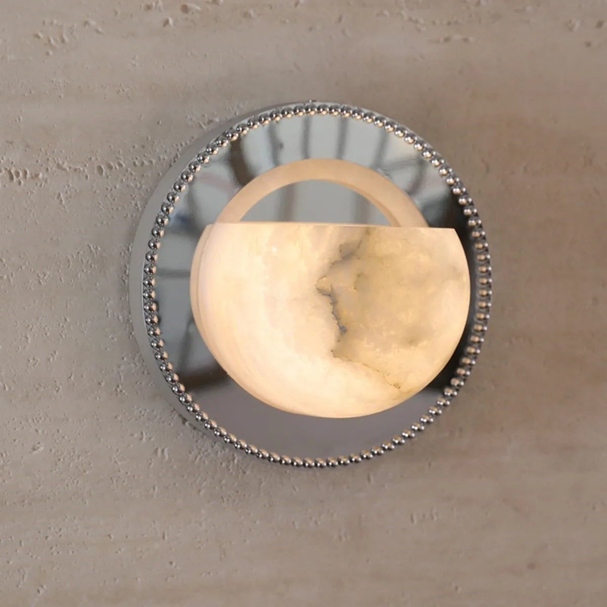 Chrome Marble Wall Lamp French Lustre Pearl Bedside Light for Bedroom Dining Room Sofa Loft Corridor Art Home Decor Wall Lights