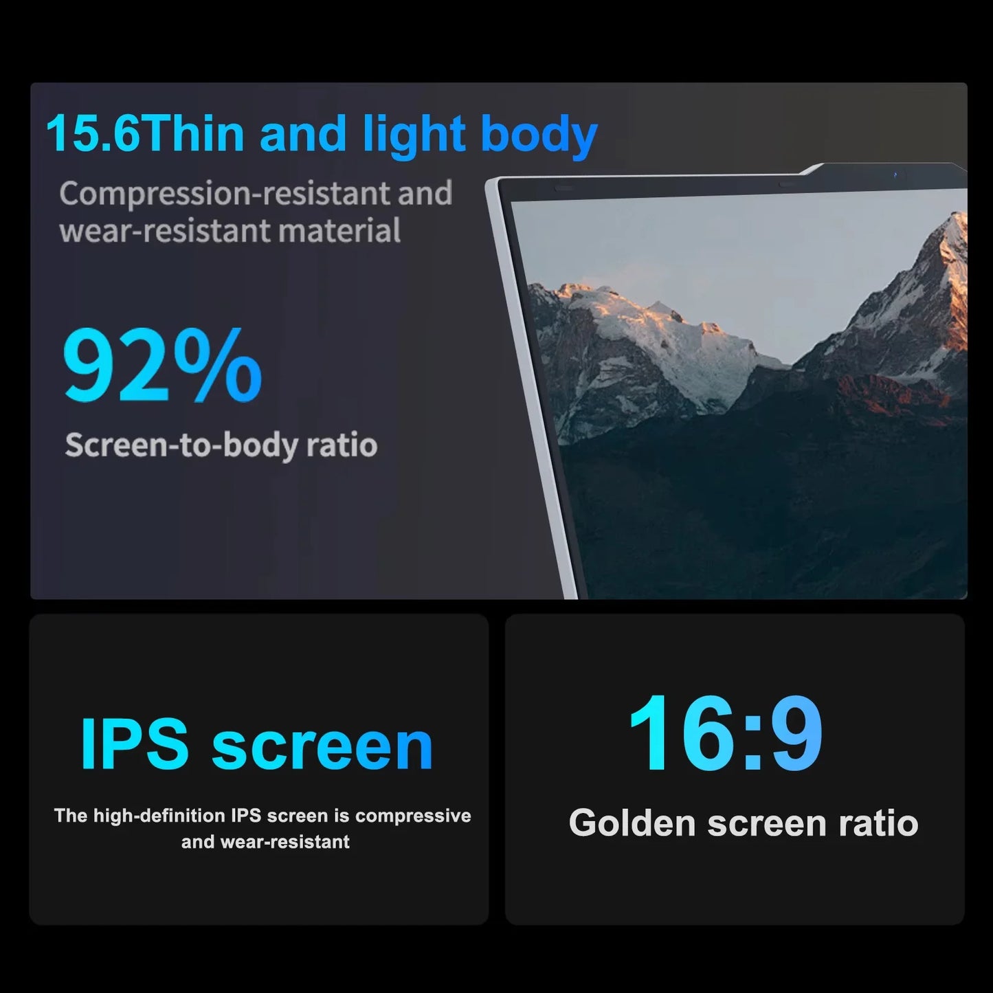 Windows 11 Pro 15.6" Ultra Slim Laptop intel Core i9-9900U 16GB RAM 1/2TB SSD Fingerprint Unlock Office game Backlight Laptop