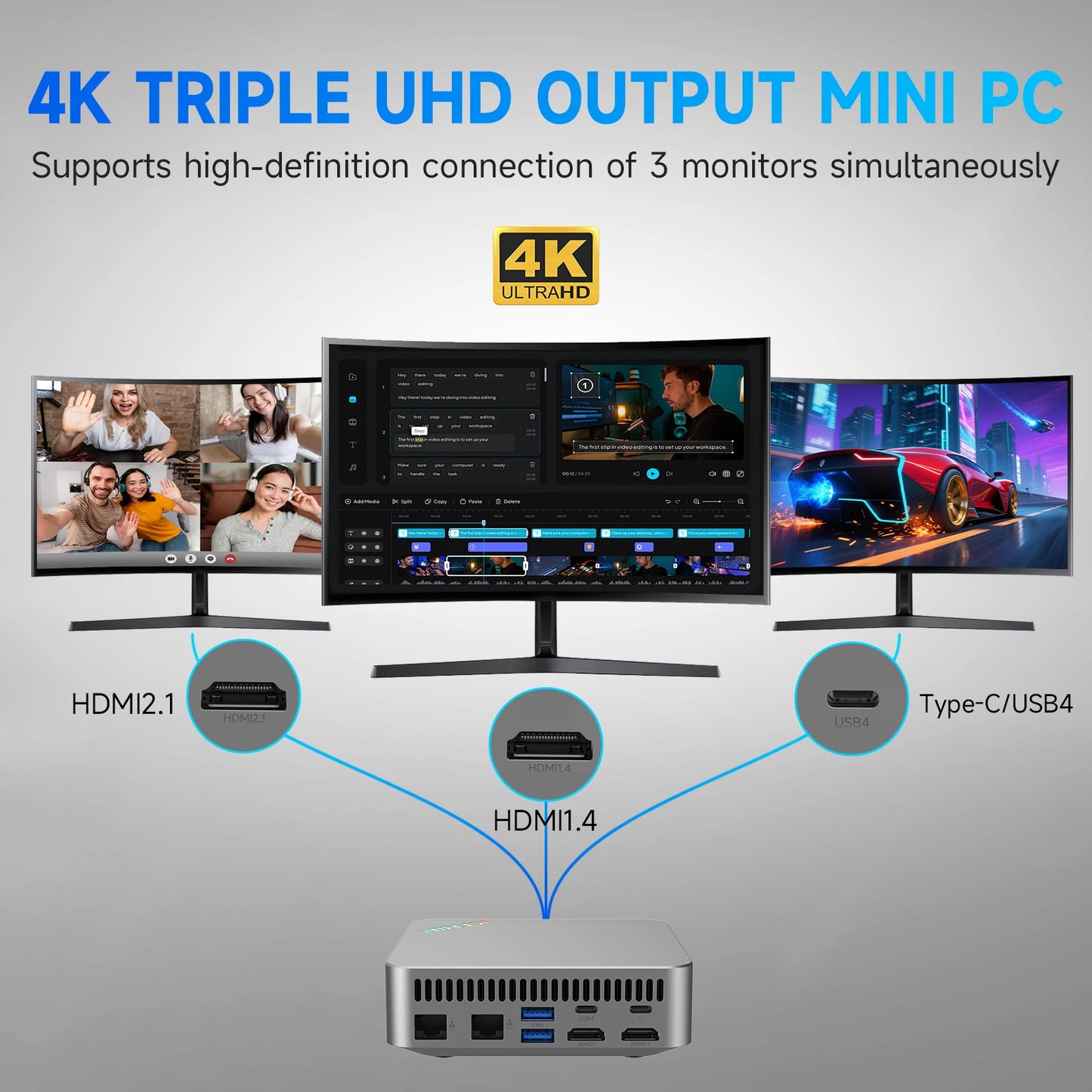 13th Gens i5 13600H Mini PC USB4.0 4.8GHz 2.5G LAN Gaming Mini PC WIFI6 BT5.2 DDR5 4800MHz PCIe SSD Mini Desktop PC/ OpenClaw