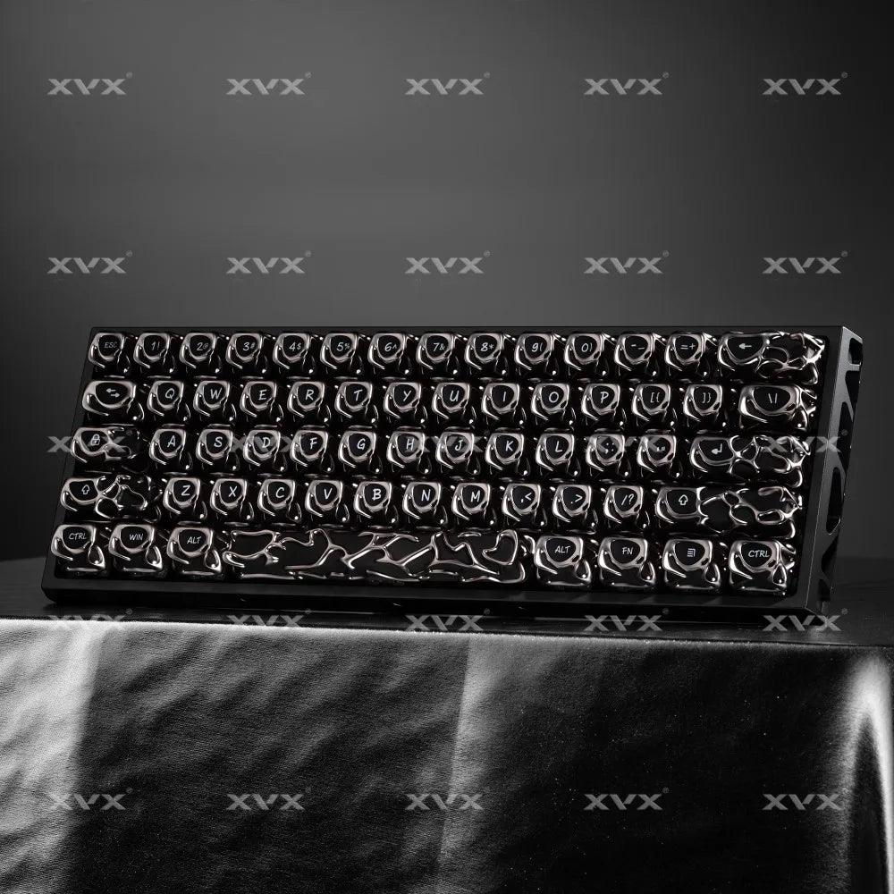 Venom Theme Keycap 120key PBT+PC Custom Translucent Keyboard Cap SOA Profile Gaming KeyCap for Mechanical Keyboard Accessories