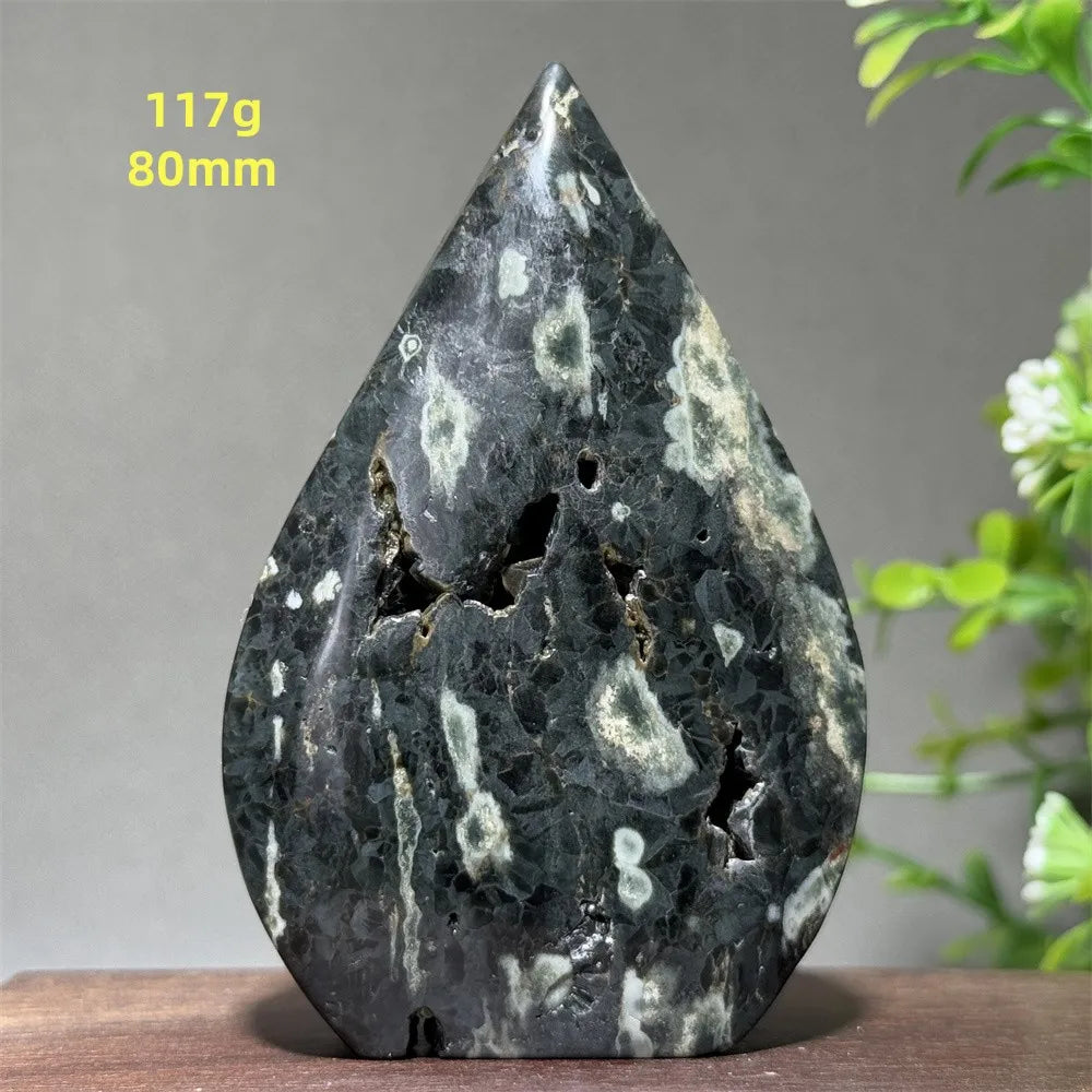 Natural Ancient Ocean Jasper Crystalline Cluster Free Form Torch Mineral Rock Spirit Energy Witchcraft Healing Home Decor Gift