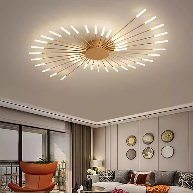 Modern Minimalist Metal Master Bedroom LED Ceiling Lamp Nordic Restaurant Dinning Room Ceiling Light Home Decor Ceiling Fixtures