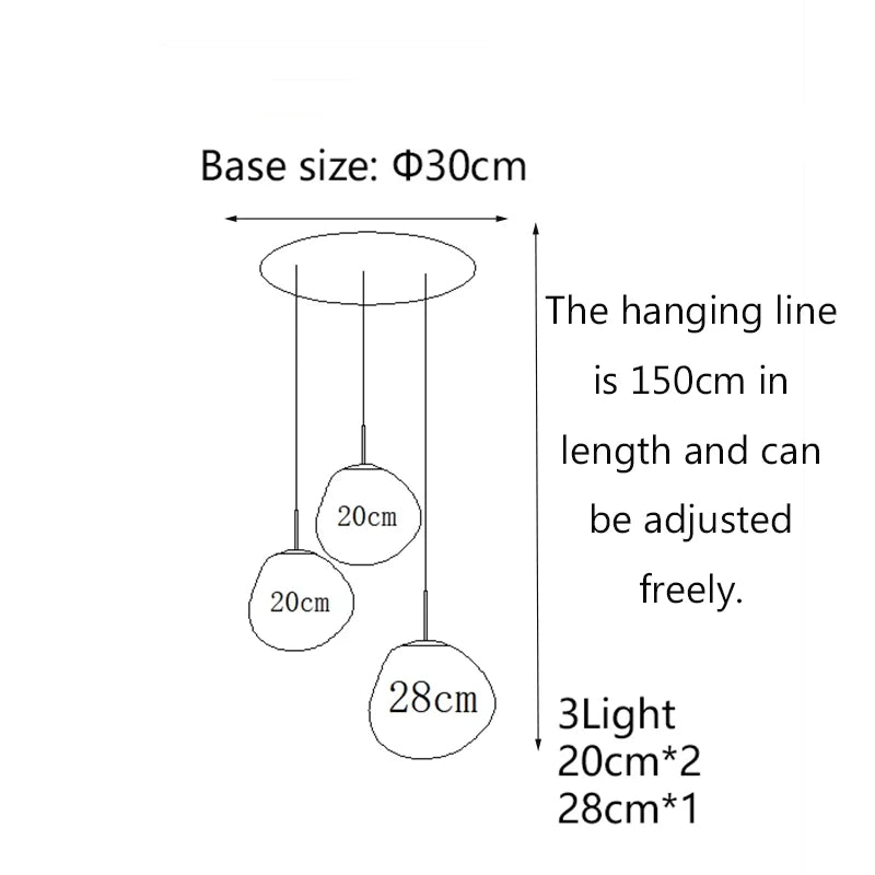Original Lava Lamp Acrylic LED Chandeliers Restaurant Pendant lamp Long Staircase Villa Home Decor Lighting Fixture Luminaries