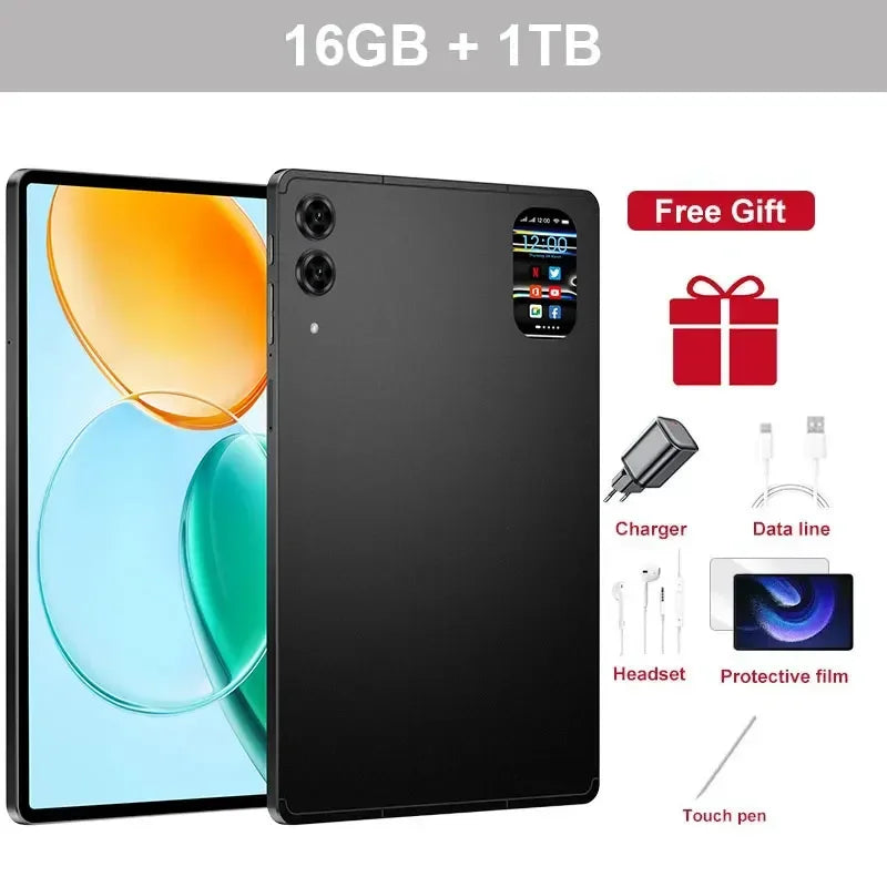 New Pad 7S Pro Tablet PC 22GB+2TB Original 10000mAh Dual SlM Card Global Version 10.1HD Screen Android 15 Tab Children's Tab