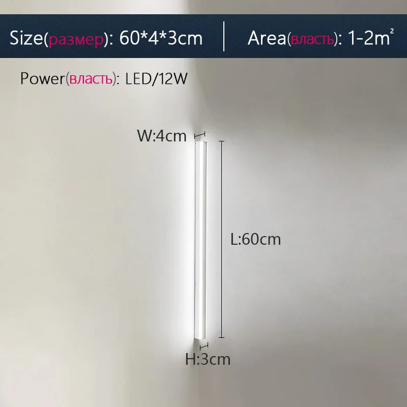 wall lamps waterproof yard fence balcony light garden light outdoor light gate led strip light home decor