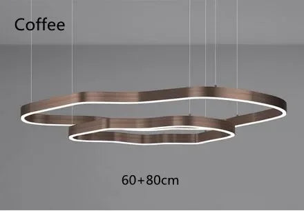 Nordic Simple Led Pendant Lights for Living Dining Room Coffee Tables Hotel Bedroom Chandeliers Home Decor Hanging Light Fixture