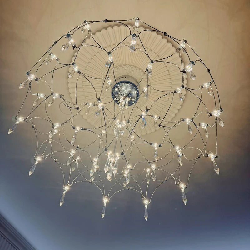 Modern Pendant Light Crystal Chandelier for Living Dining Room Bedroom Hanging Lamps For Ceiling Home Decor Lighting Chandelier