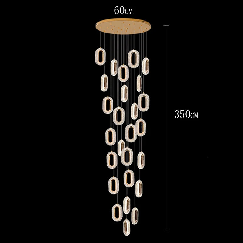 Modern home decor ring led lights pendant light lamps for living room Chandeliers for dining room hanging light indoor lighting