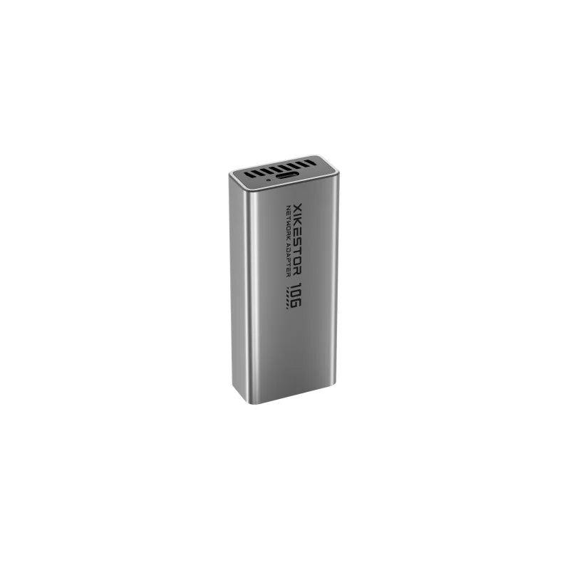 XikeStor USB to 10GbE Type-C Adapter, Thunderbolt 3/4/5 Compatible, with USB Cable