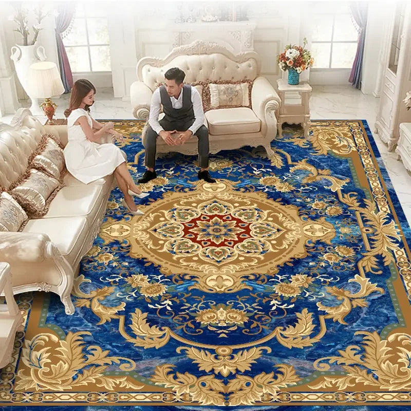 Luxury Carpets for Living Room 160x230 Flannel Customizable Soft Rugs European Bedroom Decor Home Alfombra Plush Non-slip Mat