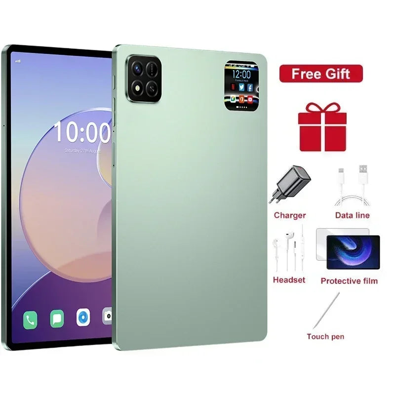 New Pad 7 Pro Hot Tablet PC 10000mAh Children's Gifts 10.1" Tab Original 5G Dual SIM 22GB+2TB Android 15 Cheap Kids Tablets
