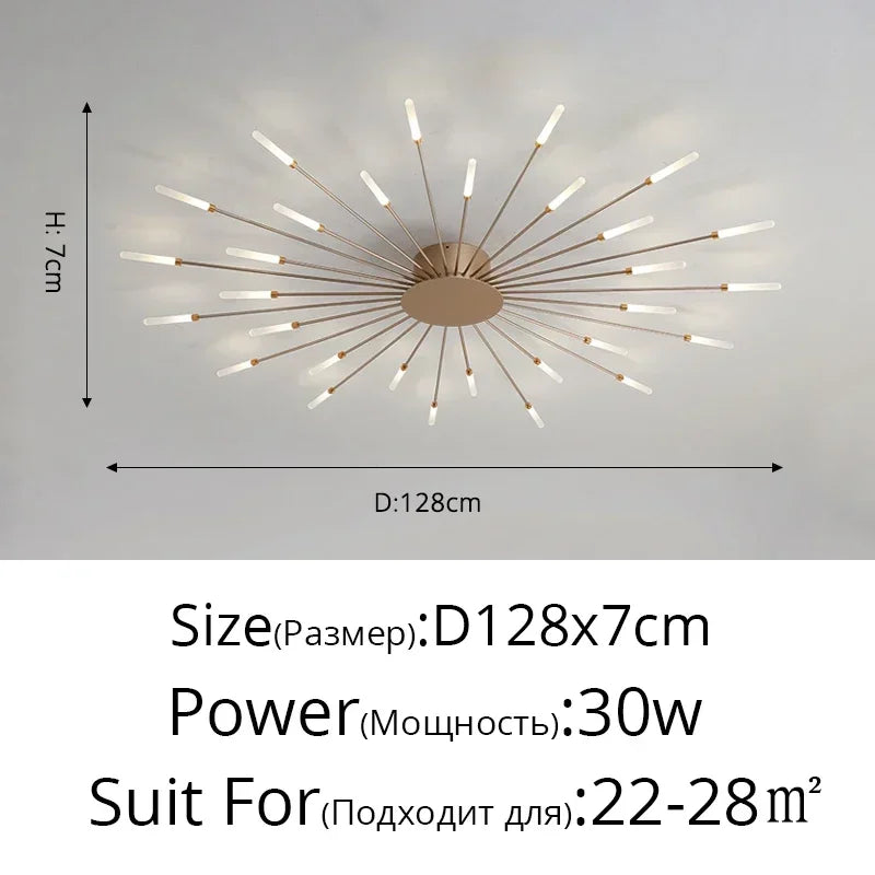Minimalist Designer LED Ceiling Lamps Suspension Ceiling Lights for Living Room Bedroom Home Decor Indoor Lighting Decoration