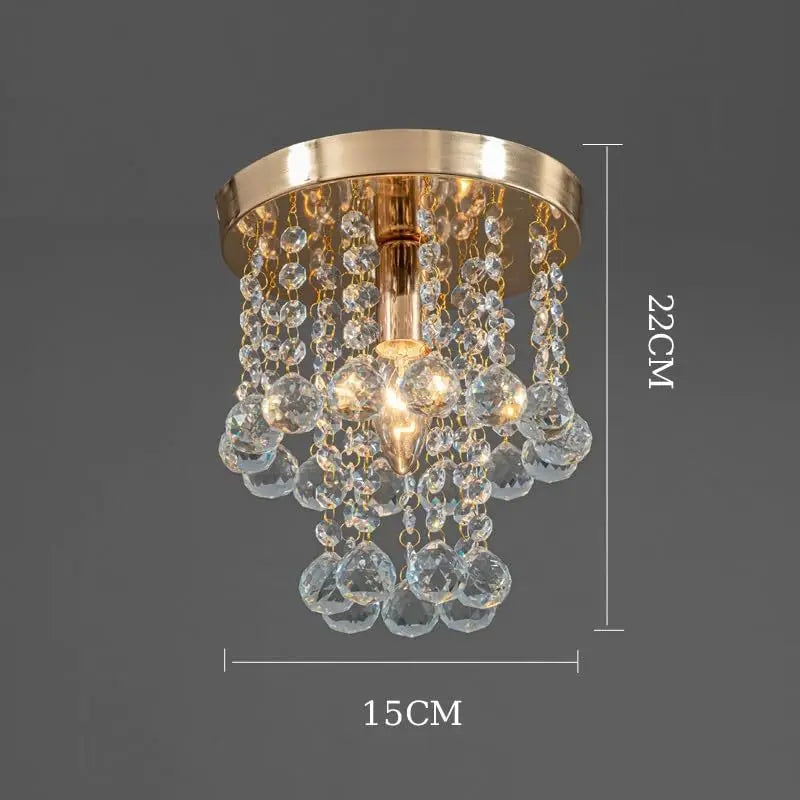 Modern Crystal Ball Ceiling Lights Surface Mounted LED Lamps Lighting Fixture for Living Room Lustres Home Decor Lampara Techo