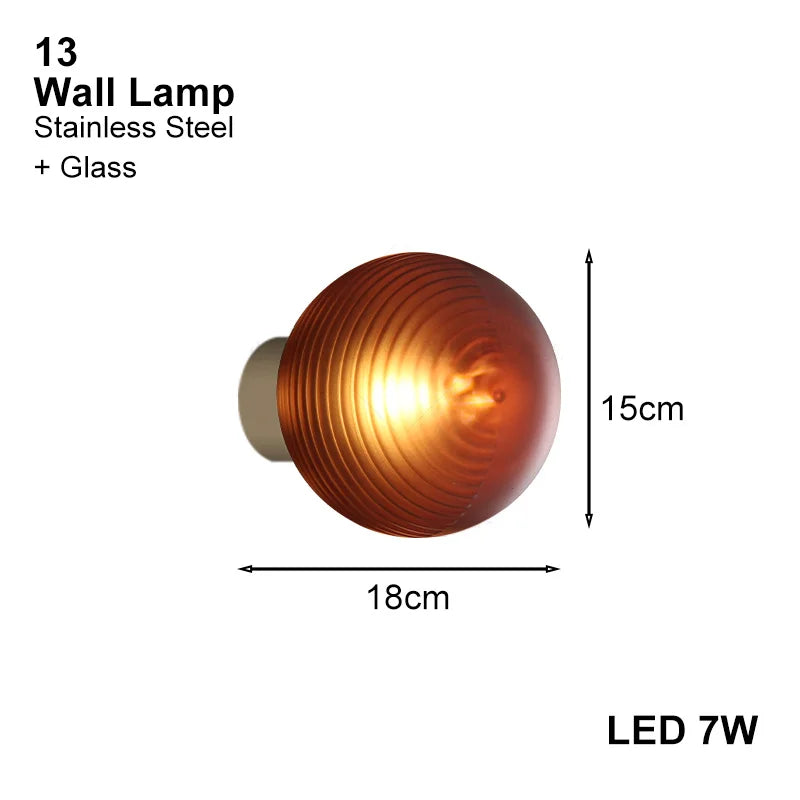 Simple Design Grape Lamp Series Personality Home Decor Elegant Creative Ripple Ball Lights Ceiling Chandelier For Living Room