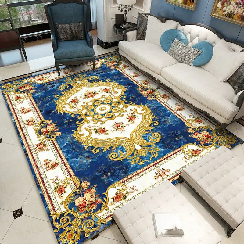 Luxury Carpets for Living Room 160x230 Flannel Customizable Soft Rugs European Bedroom Decor Home Alfombra Plush Non-slip Mat