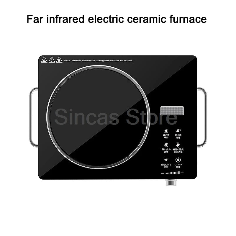 110V-220V High-power 2200W Electric Ceramic Stove Intelligent Induction Cooker Electromagnetic Stove Adjustable Temperature