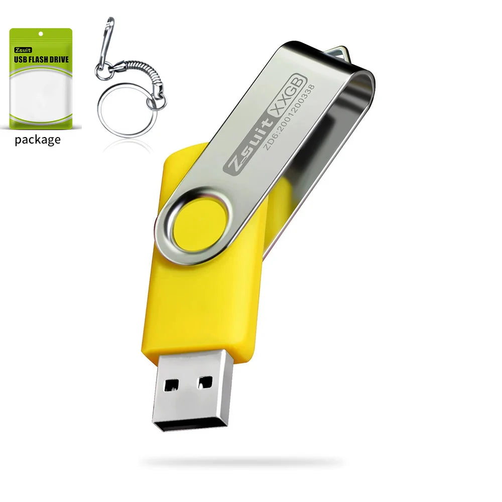 Zsuit 10 Pcs Free Custom USB Flash Drives 4GB 8GB 16GB Pen Drive 32GB 64GB 128GB USB Sticks Pendrive 512MB Gift Memory Stick USB