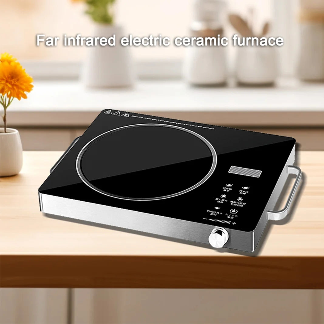 110V-220V High-power 2200W Electric Ceramic Stove Intelligent Induction Cooker Electromagnetic Stove Adjustable Temperature