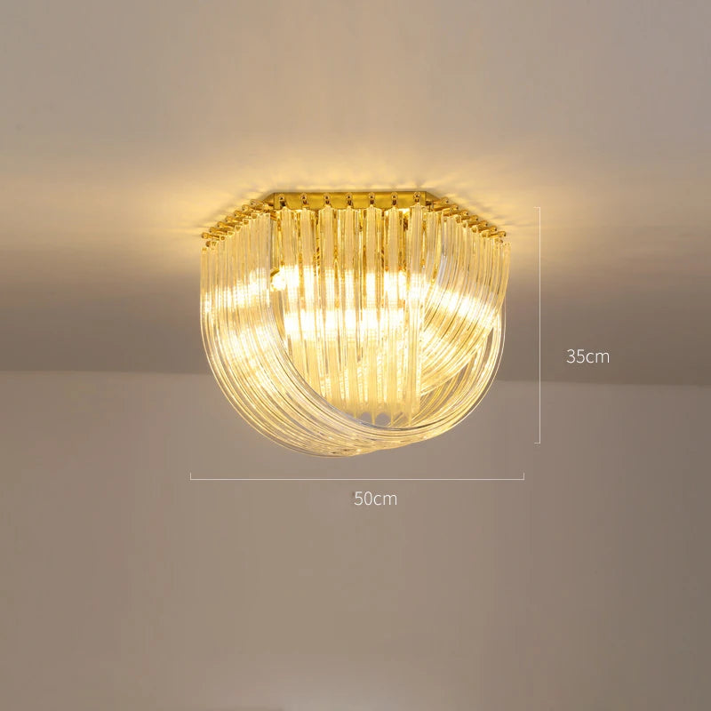 Modern Luxury Crystal Iron Chandelier Living Room Restaurant Bedroom Villa Hotel Lobby Highend Led Ceiling Lamp Home Decor Light