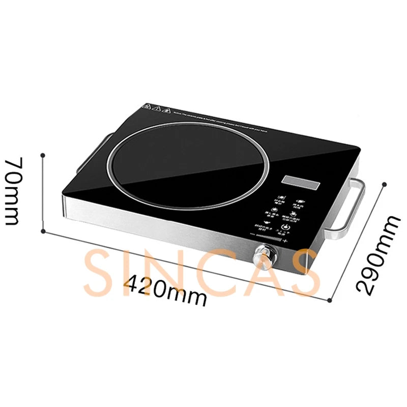110V-220V High-power 2200W Electric Ceramic Stove Intelligent Induction Cooker Electromagnetic Stove Adjustable Temperature