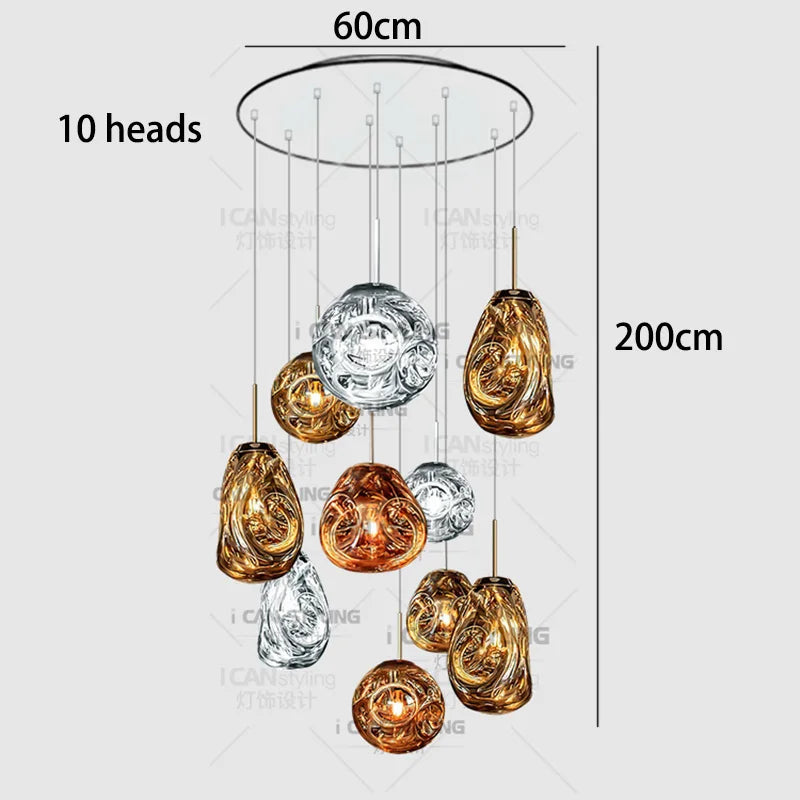 Modern home decor led lights pendant light lamps for living room Chandeliers for dining room hanging light indoor lighting