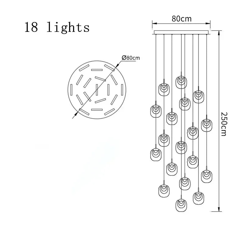 Modern Crystal LED Ceiling Chandelier for Living Room Staircase Long Home Decor Luxury Hallway Gold Silver Hanging Lamp Fixtures