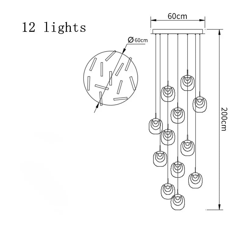 Modern Crystal LED Ceiling Chandelier for Living Room Staircase Long Home Decor Luxury Hallway Gold Silver Hanging Lamp Fixtures