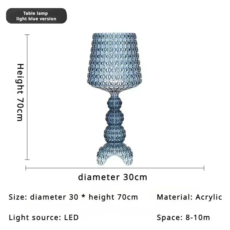 Italian Design Creative Floor Lamp Hollow Acrylic Modern Standing Light for Living Room Bedroom Home Decor LED