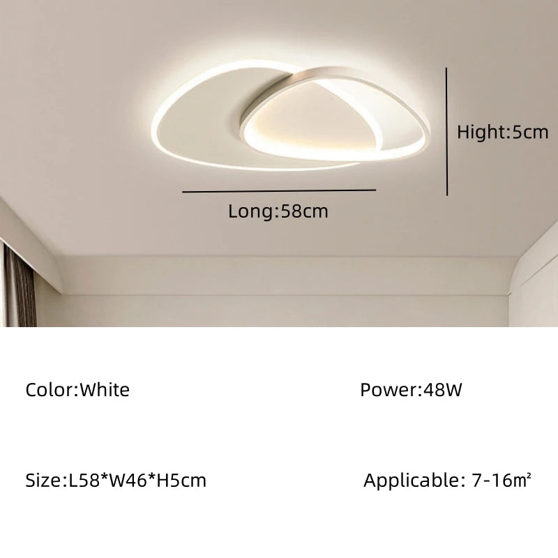 Modern LED Ceiling Lamp For Living Dining Bedroom Loft Children's Room Chandelier Kid's Light Indoor Home Decor Lighting Fixture