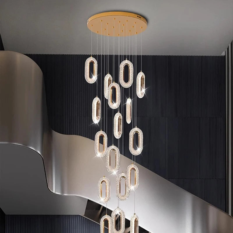 Modern home decor ring led lights pendant light lamps for living room Chandeliers for dining room hanging light indoor lighting
